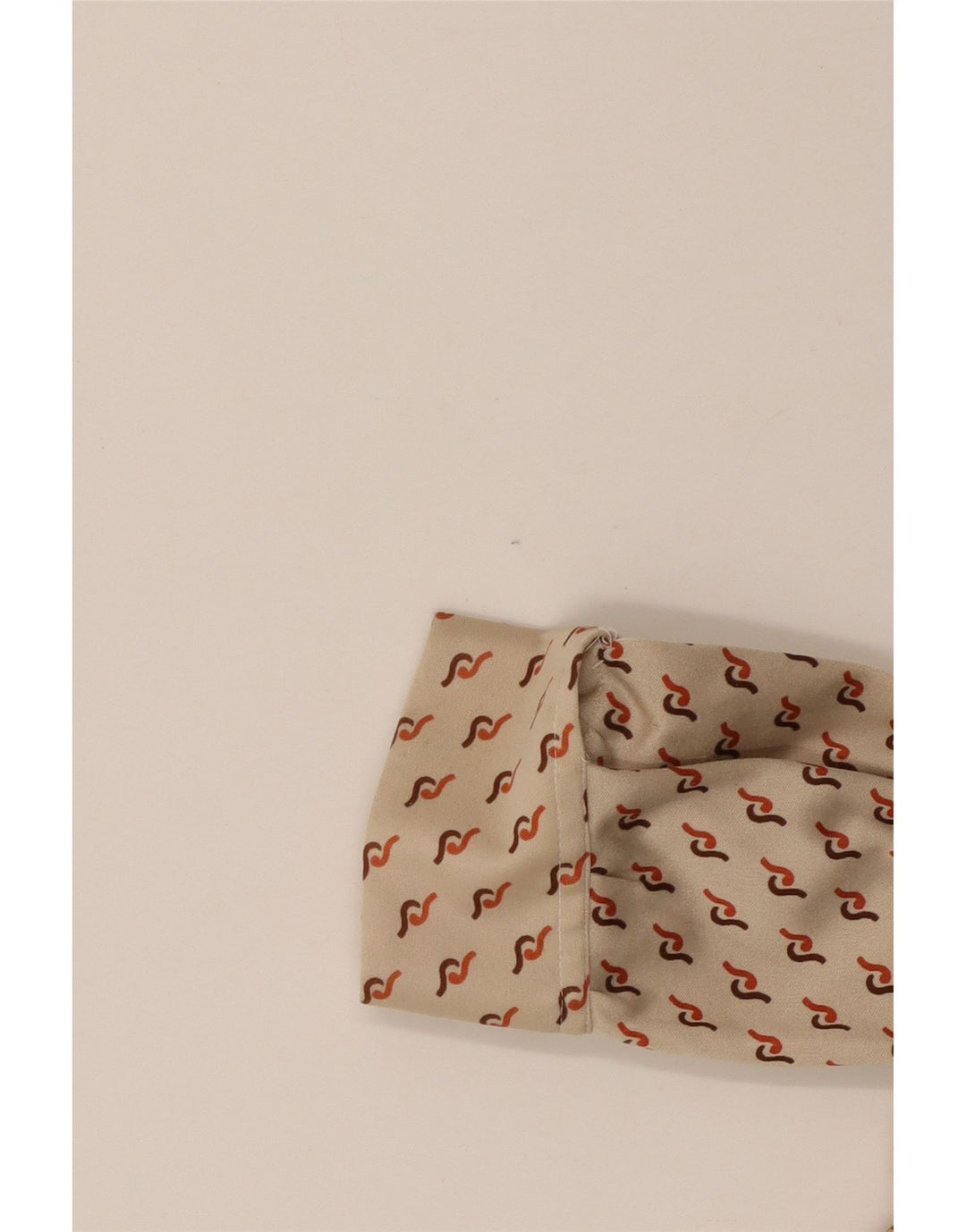 Camicia pullover da donna VINTAGE UK 16 Large Beige geometrica