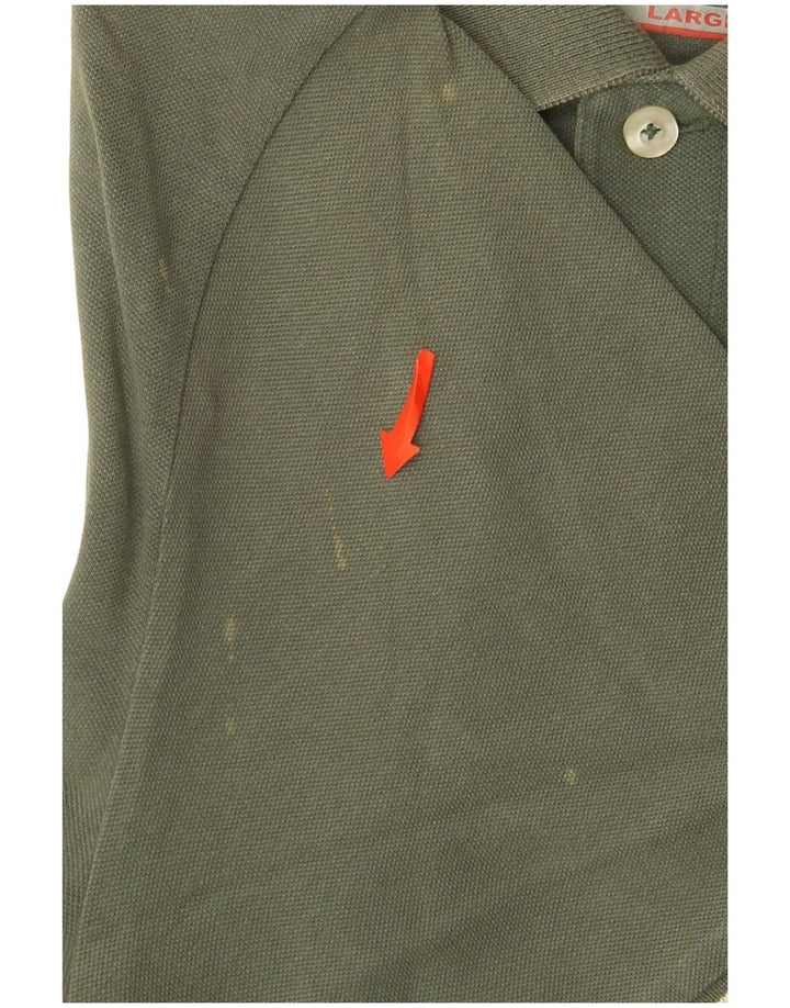 Polo Kappa da uomo grande color kaki