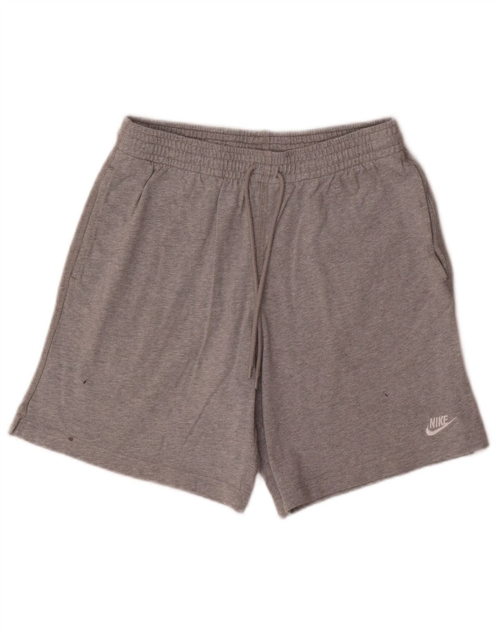 Pantaloncini sportivi Nike da uomo piccoli in cotone grigio