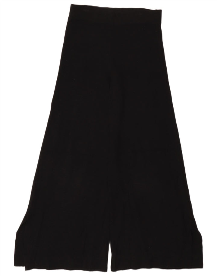 Pantaloni casual svasati da donna Zara medi W28 L29 viscosa nera