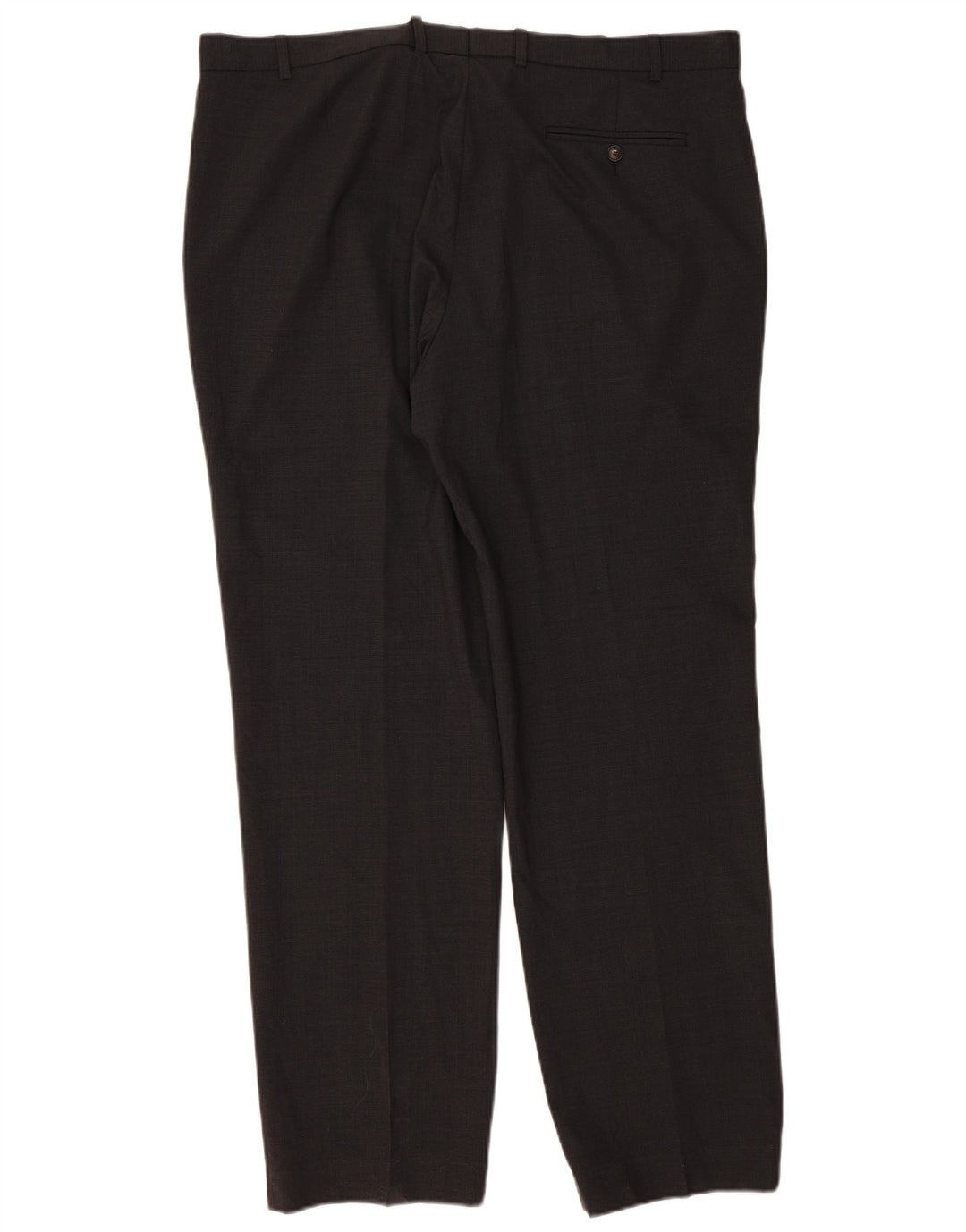 Pantaloni da abito vestibilità regolare da uomo Marks & Spencer W42 L33 lana grigia