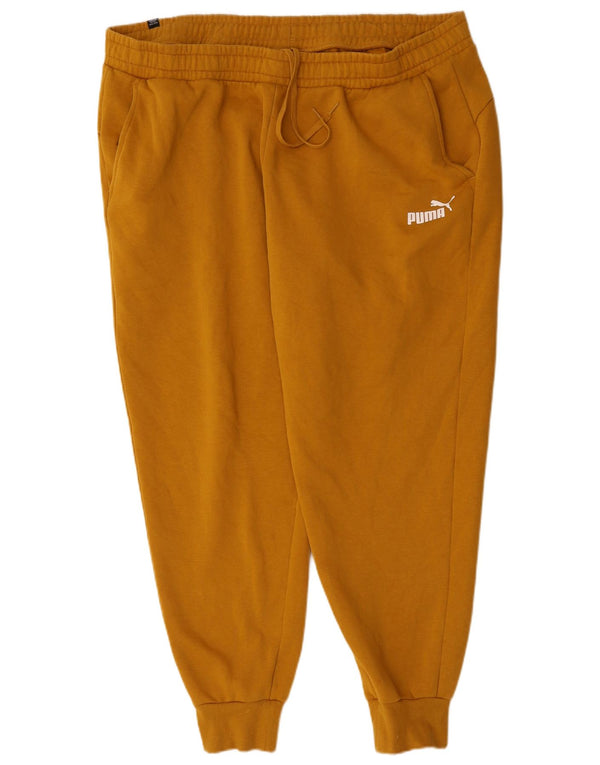 Pantaloni da tuta da donna Puma Joggers 3XL cotone giallo