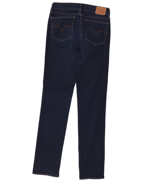 LEVI'S Jeans slim 712 da donna W29 L31 cotone blu navy