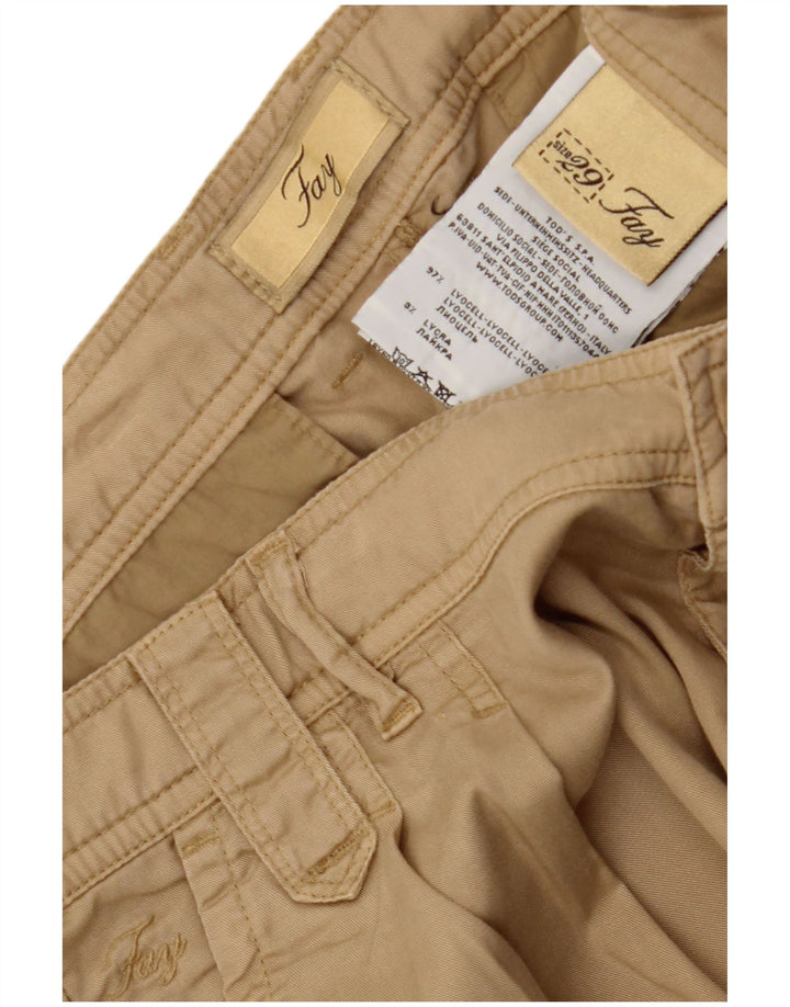 Pantaloncini chino da donna FAY W29 Lyocell beige medio