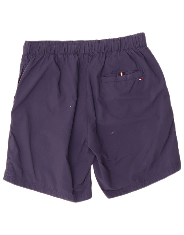 Pantaloncini da bagno grafici da uomo Tommy Hilfiger medio blu navy