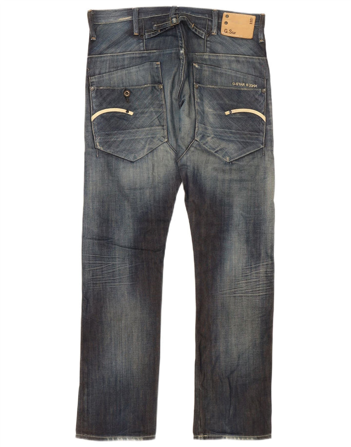 Jeans dritti da uomo G-Star W32 L32 cotone blu navy