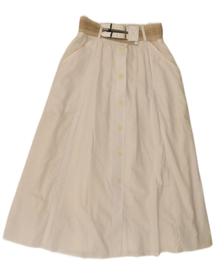 Gonna svasata da donna Gerry Weber EU 36 piccola W26 cotone bianco
