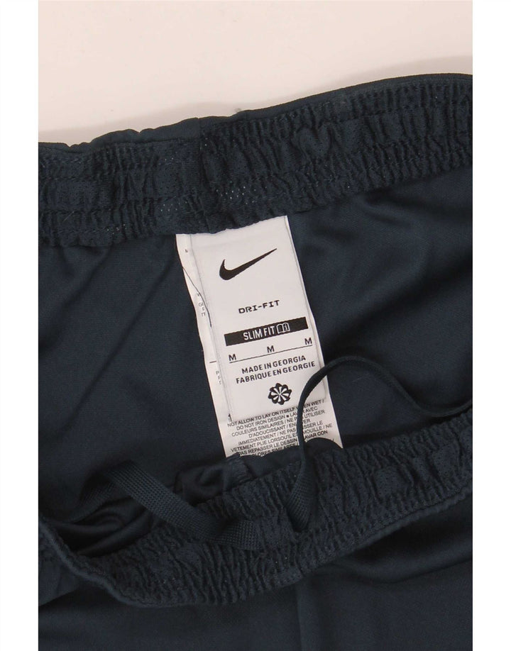 Pantaloncini sportivi Nike Dri Fit Slim da uomo, poliestere color block medio blu navy