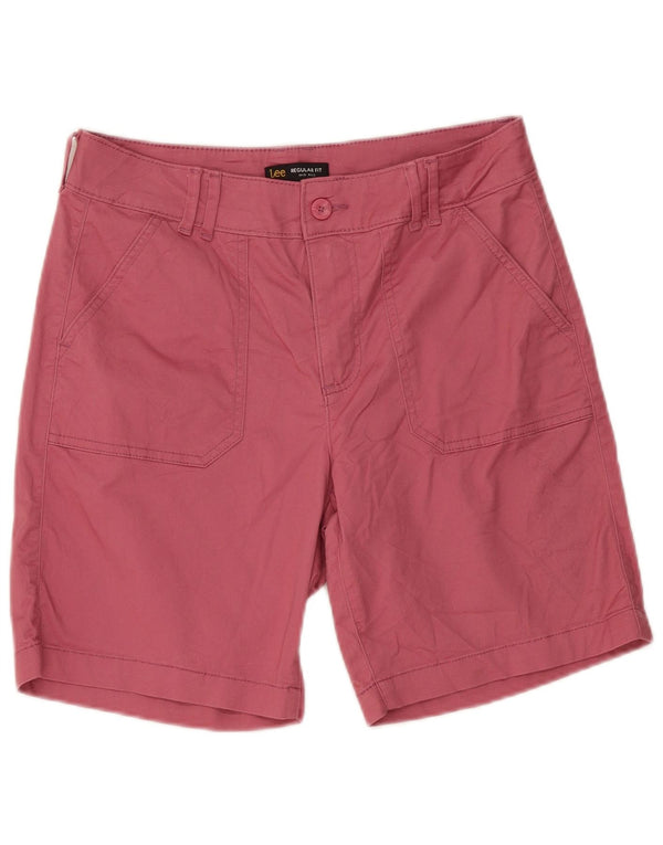Pantaloncini chino da donna a vita media con vestibilità regolare LEE US 8 medi W30 in cotone rosa
