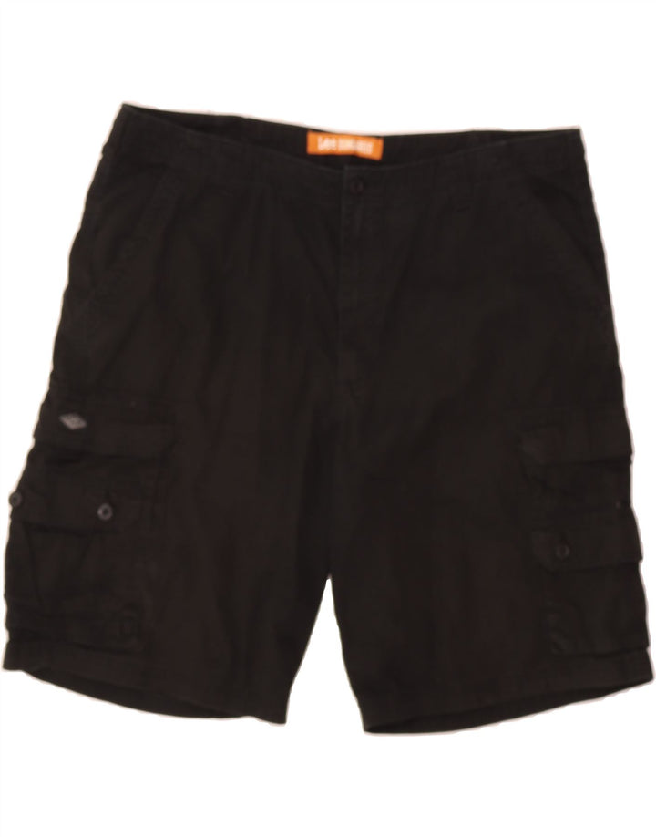 LEE Mens Dungarees Cargo Shorts W42 2XL Black Cotton Vintage Lee and Second-Hand Lee from Messina Hembry 