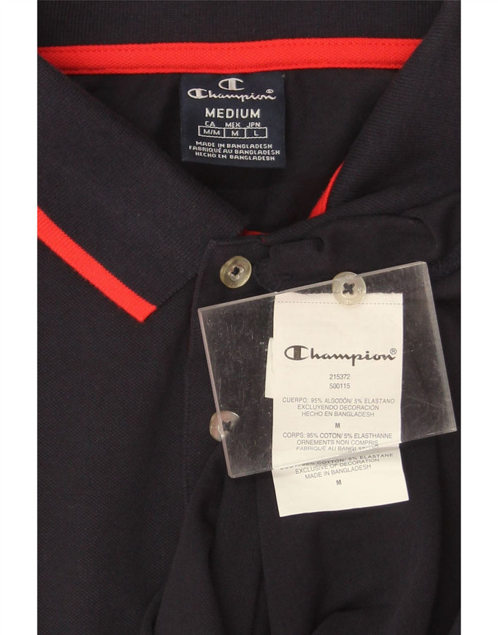 Polo da uomo Champion in cotone blu navy medio
