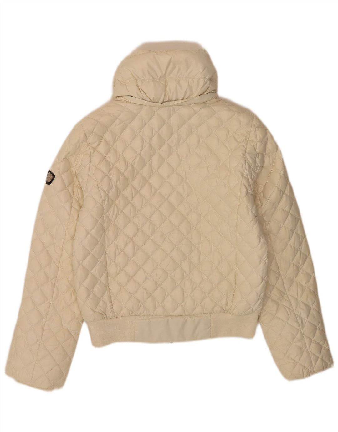 Piumino Trapuntato Donna Conte of Florence IT 46 Large Poliestere Bianco