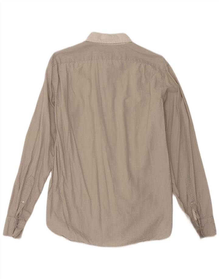 Camicia slim da uomo J. Crew in cotone grigio medio