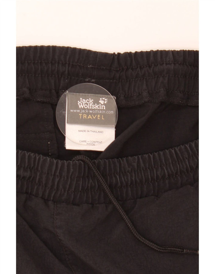 Pantaloncini cargo da uomo Jack Wolfskin grandi W34 neri