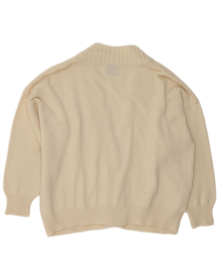 Il tuo maglione cardigan oversize da donna Sixth Sense EU 46 XL bianco sporco