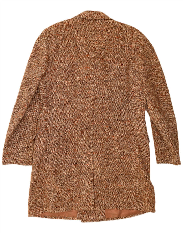 Cappotto Doppiopetto Uomo Facis IT 52 XL Marrone Chiazzato