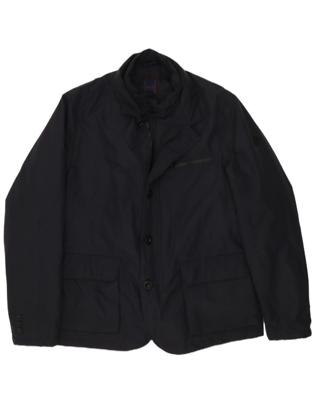 Giacca blazer da uomo a 3 bottoni AT.P.CO UK 44 2XL poliestere blu navy