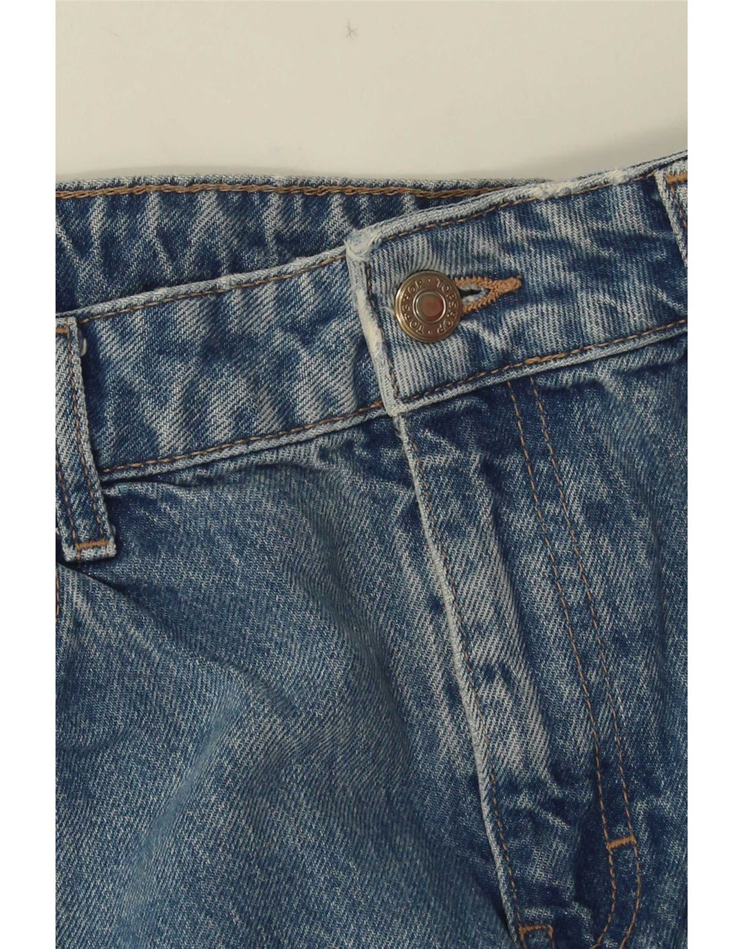Jeans svasati da donna Topshop W30 L32 cotone blu