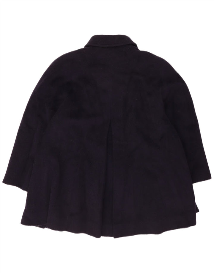 Soprabito vintage da donna IT 48 XL in lana blu navy