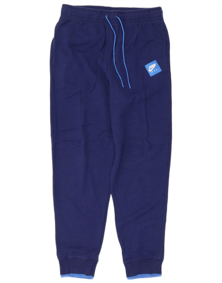 Pantaloni da tuta da uomo Jordan Joggers in cotone blu medio