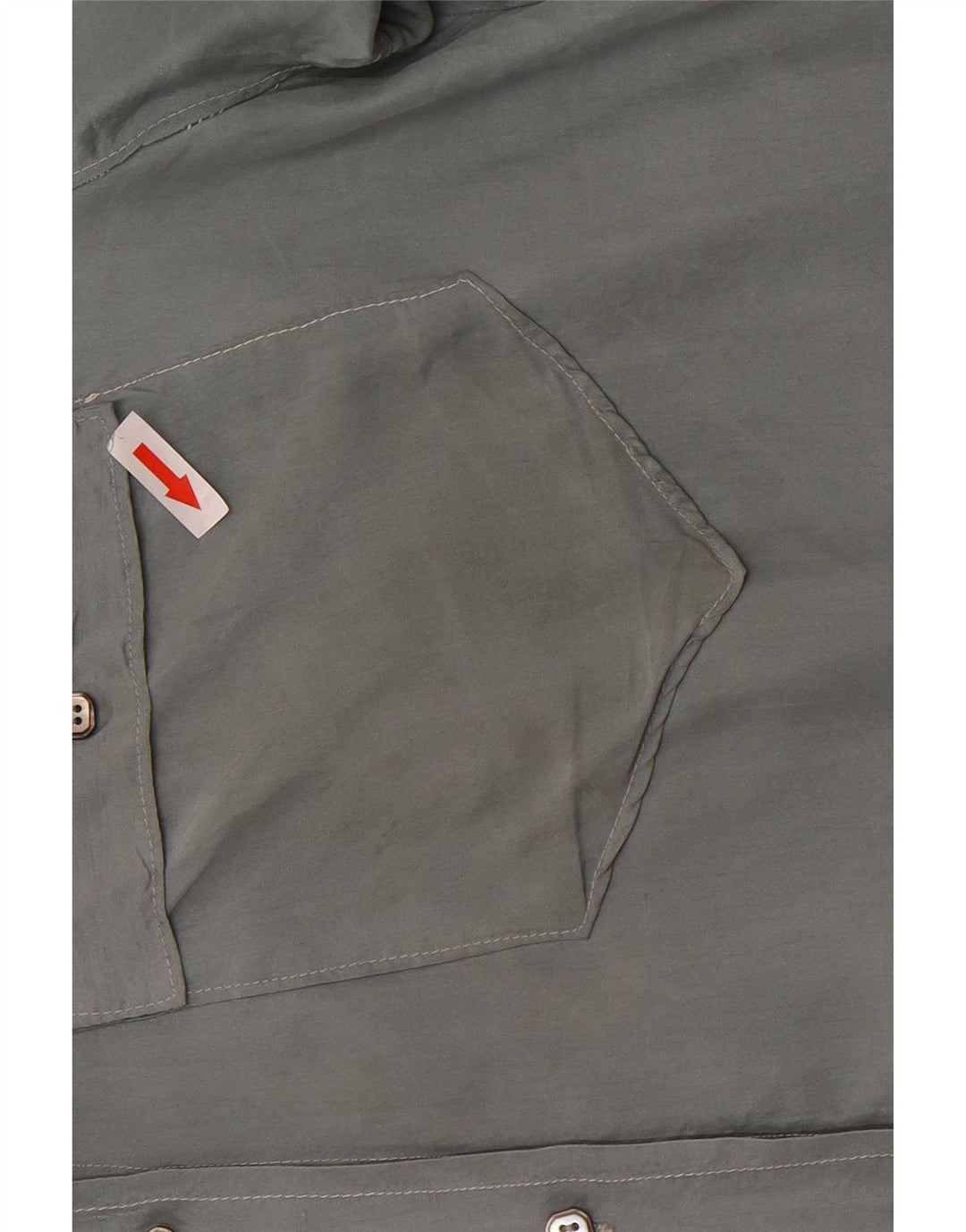 Camicetta camicia vintage da donna UK 18 XL Grigia