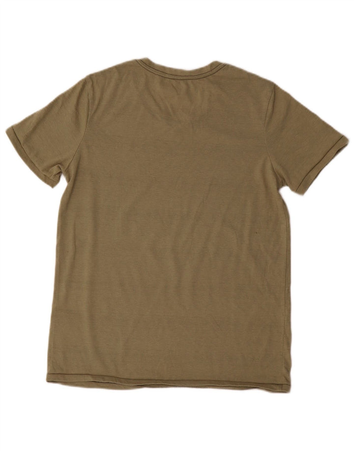 T-shirt grafica da uomo Armani Exchange Top in cotone kaki medio