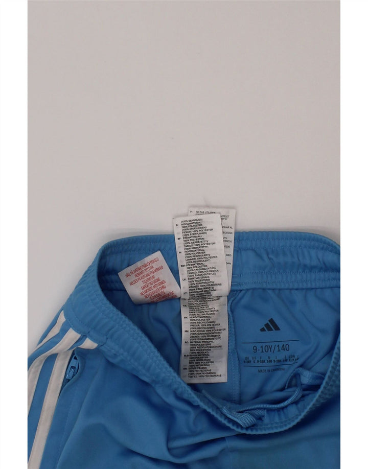 Pantaloncini sportivi Adidas da bambino 9-10 anni in poliestere blu