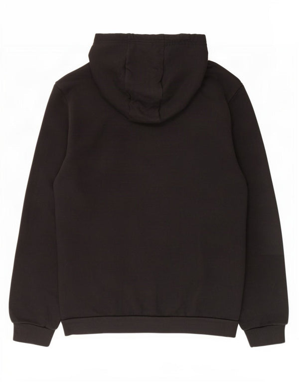 Felpa con cappuccio da uomo Adidas Small in cotone nero