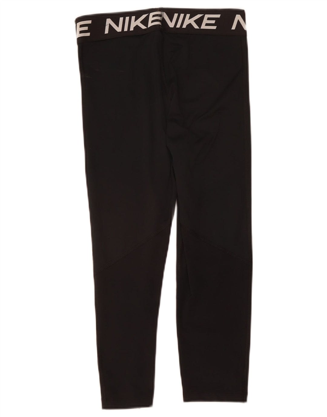 Leggings Capri con grafica NIKE da donna UK 12 poliestere nero medio