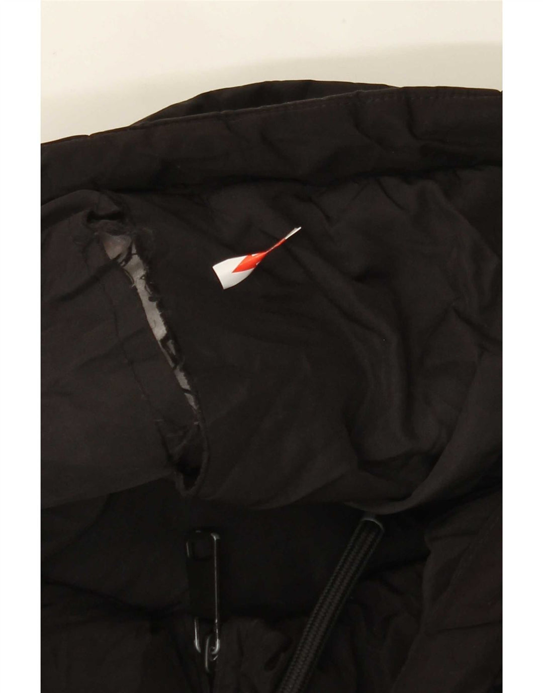 Giacca imbottita oversize con cappuccio da donna Zara UK 14 poliestere nero medio