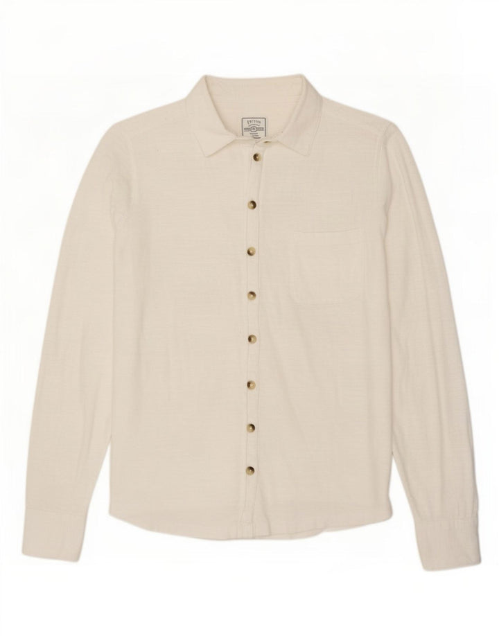 Camicia da donna Fat Face UK 8 piccola in cotone bianco