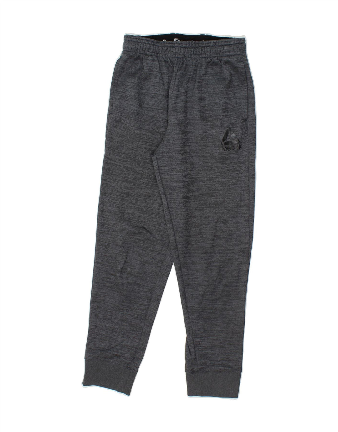 REEBOK Boys Graphic Tracksuit Trousers Joggers 7-8 Years Medium  Grey Vintage Reebok and Second-Hand Reebok from Messina Hembry 