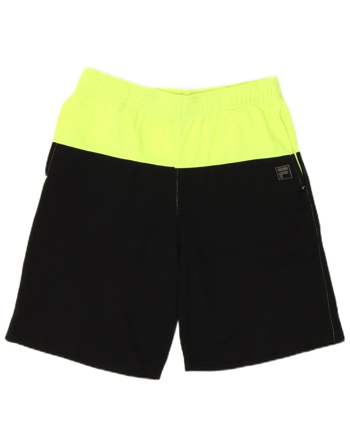 Pantaloncini sportivi Fila da bambino 15-16 anni Poliestere color block nero