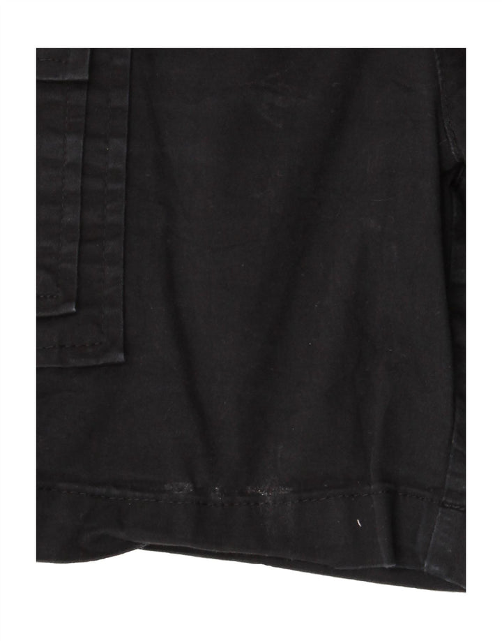 LEE Womens Cargo Shorts US 10 Large W30  Black Cotton Vintage Lee and Second-Hand Lee from Messina Hembry 