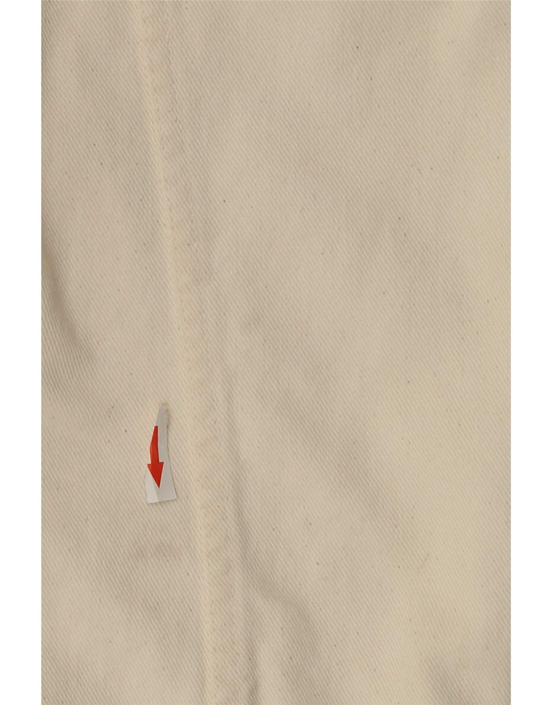 Giacca di jeans vintage da donna UK 20 2XL cotone bianco sporco