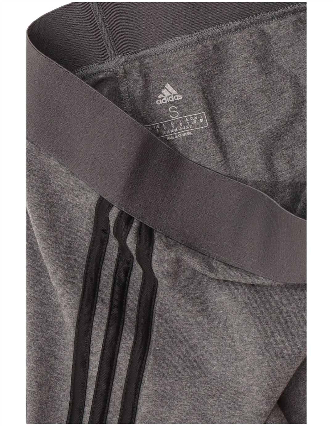 Leggings Adidas Donna UK 8/10 Piccolo Grigio