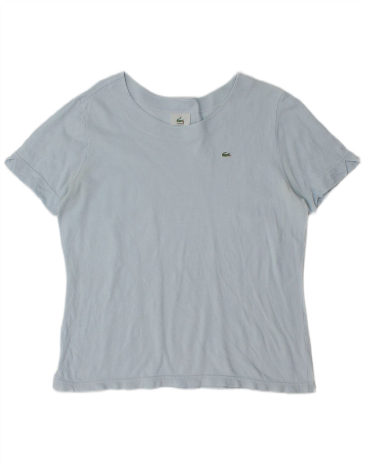 T-shirt da donna Lacoste taglia superiore 48 XL cotone blu