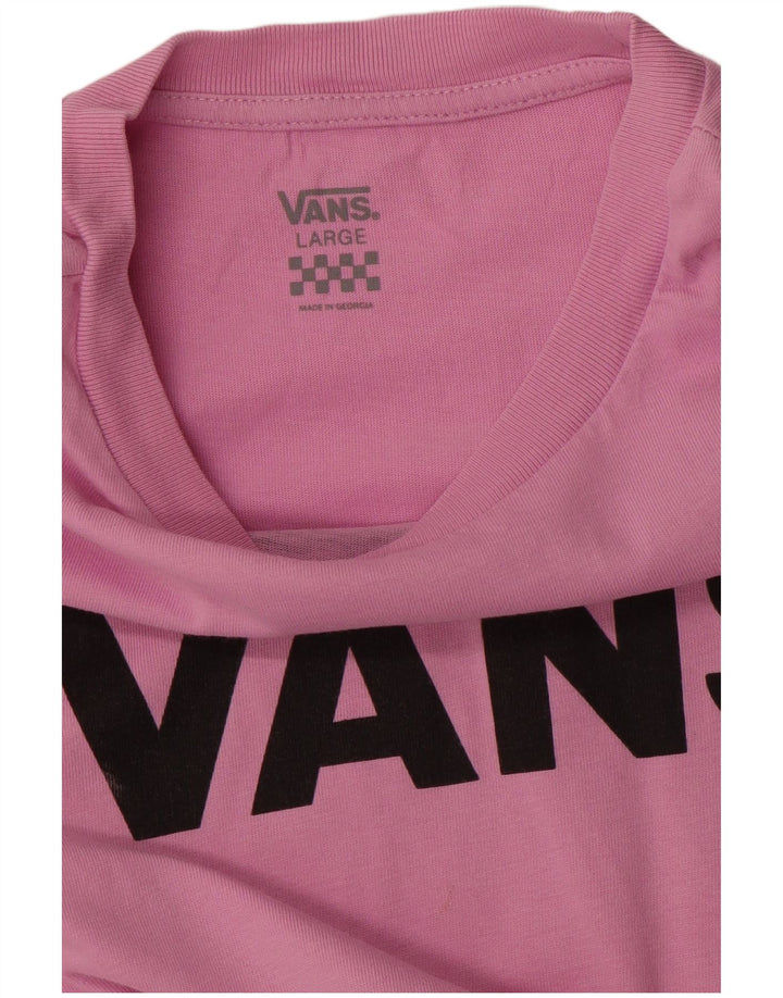 Maglietta grafica per ragazze VANS Top 12-13 anni Large Rosa