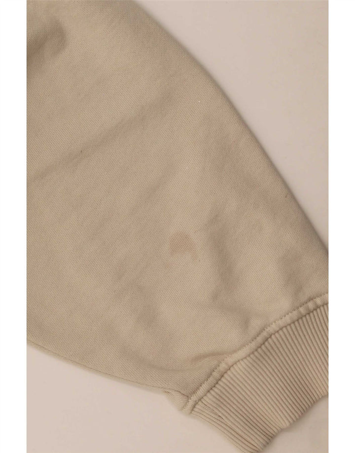 Felpa corta oversize da donna Animal UK 10 piccola bianco sporco