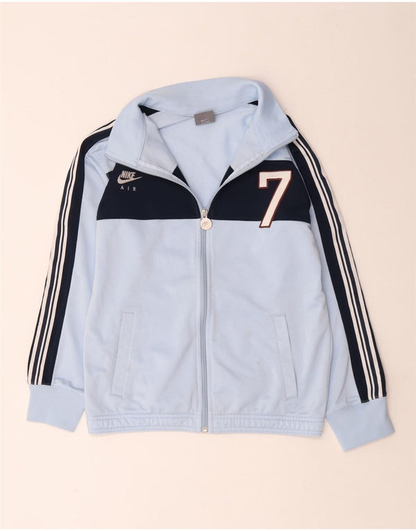 Giacca da ginnastica grafica Nike da ragazzo, 10-11 anni, colore blu medio