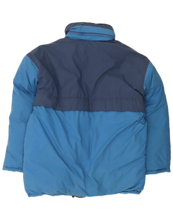 Giacca da sci da uomo Diadora con vestibilità ampia con cappuccio UK 42 XL Blu Colourblock