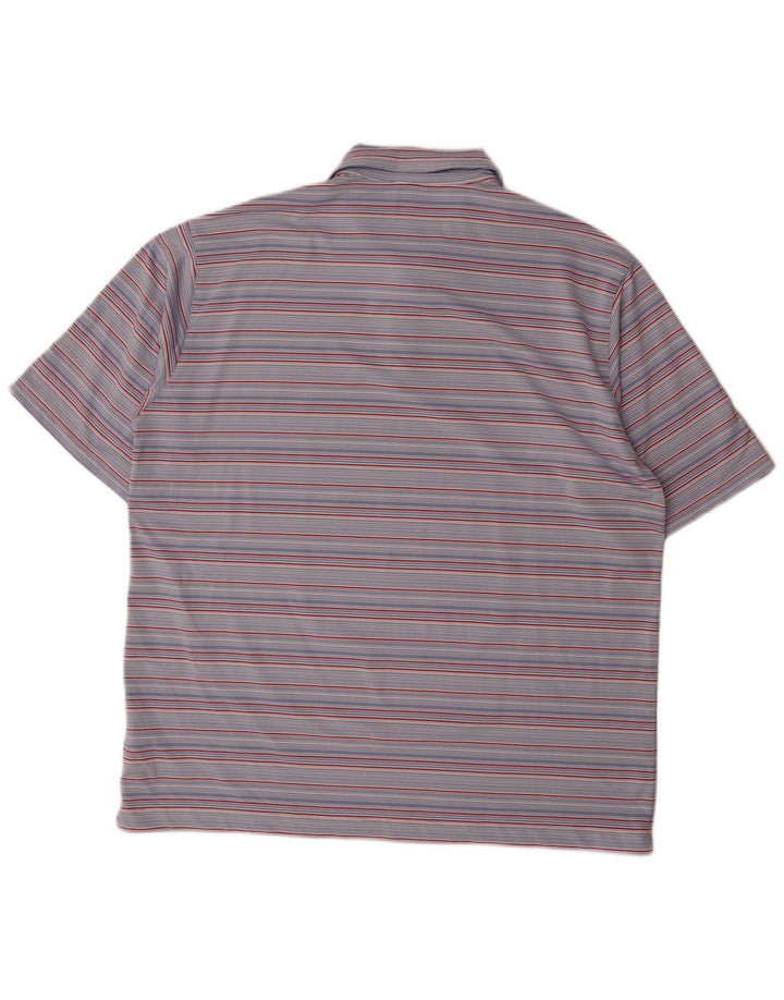 Polo Nike da uomo UK 45/47 XL poliestere a righe blu
