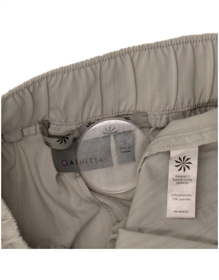 Pantaloncini sportivi da donna ATHLETA UK 10 Small Grigio Gessato Poliestere