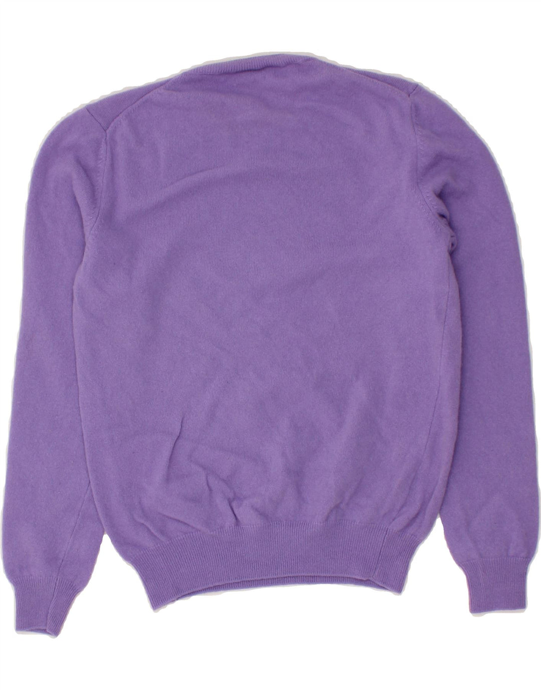 BENETTON Womens Crew Neck Jumper Sweater UK 8 Small Purple Vintage Benetton and Second-Hand Benetton from Messina Hembry 