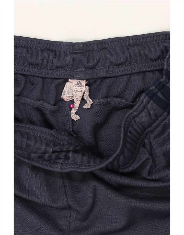 Pantaloni da tuta da uomo Adidas UK 40/42 Poliestere blu navy medio