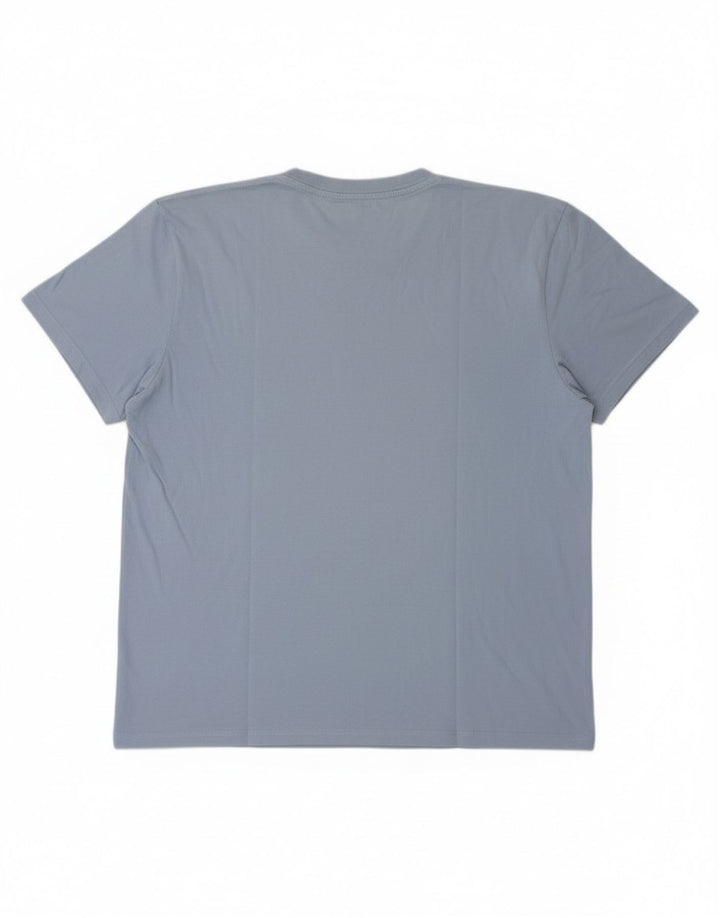 T-shirt da uomo Champion Top 2XL cotone blu