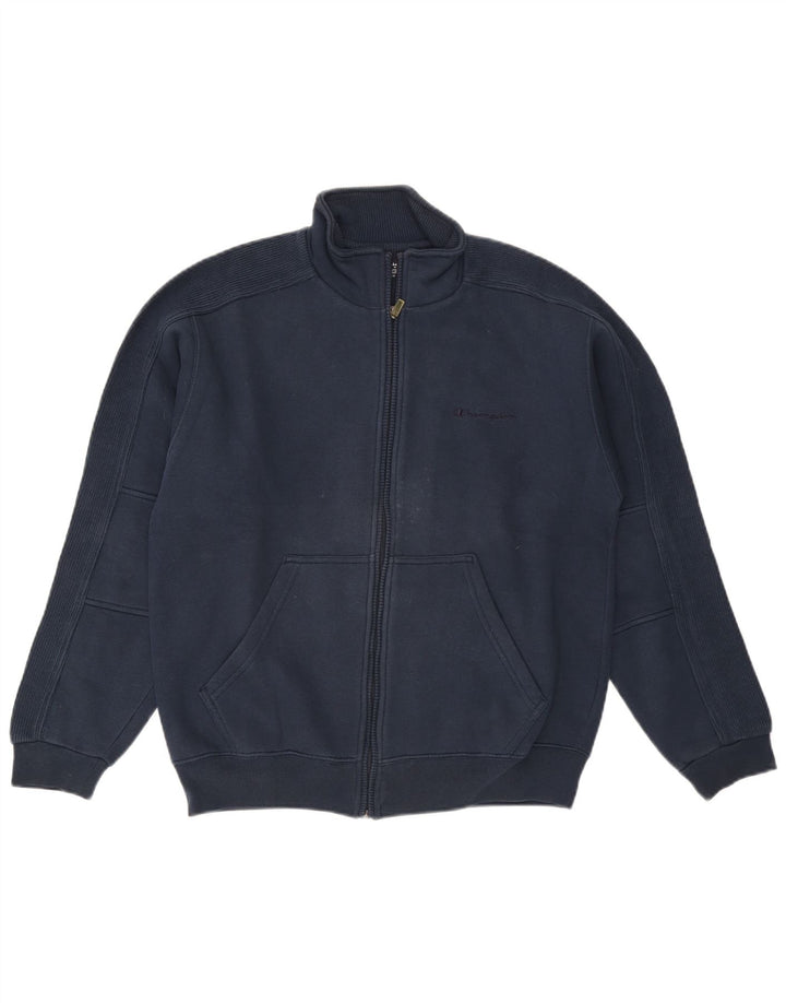 Giacca da tuta da uomo Champion in cotone medio blu navy
