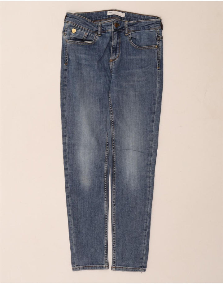 Jeans slim da donna Zara EU 40 medi W30 L29 Blu