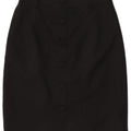 Gonna a tubino vintage da donna piccola W26 in poliestere nero