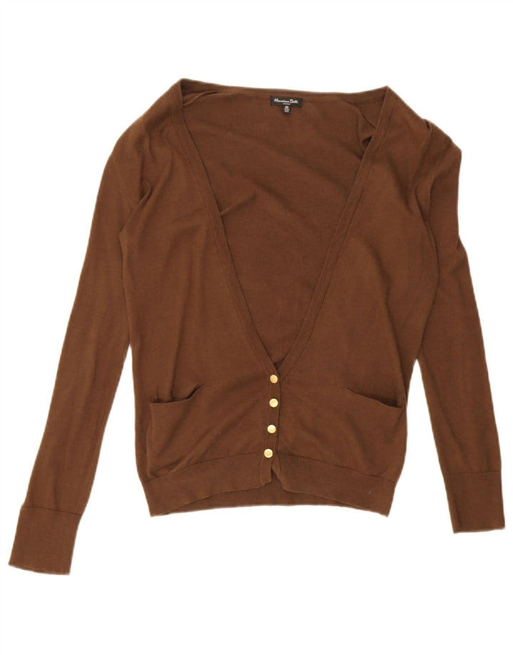 Maglione cardigan da donna Massimo Dutti UK 12 Marrone medio